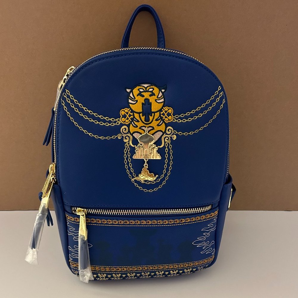 Loungefly Disney Aladdin Agrabah Faux Leather Backpack New
